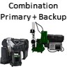 Quick Shop By combination preassembled primary + battery backup Sump Pump